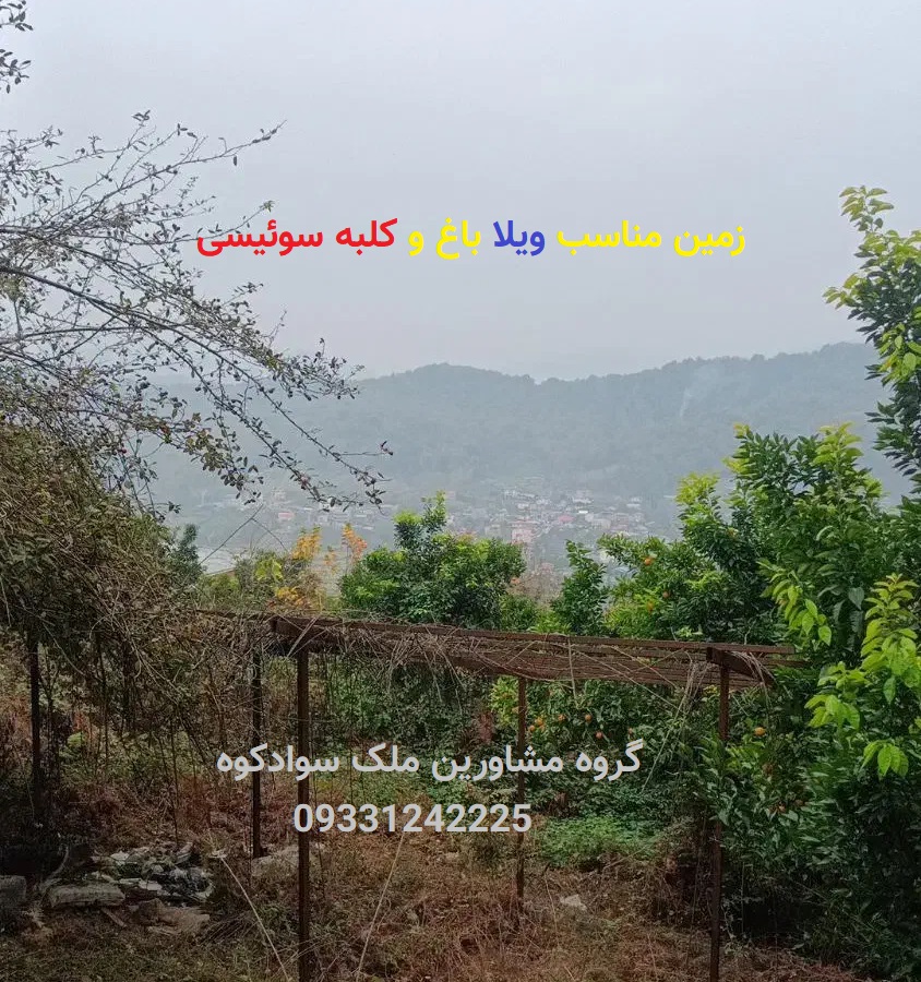 زمین مناسب برای سرمایه گذاری ویلا باغ